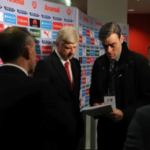 Arsene Wenger the Arsenal Manager pre match interview Arsene Wenger the Arsenal Manager pre match interview
