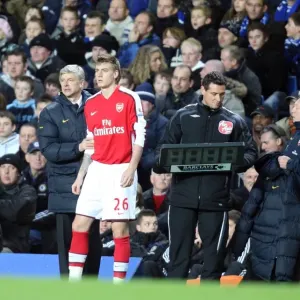 Arsene Wenger the Arsenal Manager prepares to bring