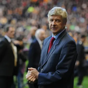 Arsene Wenger: Arsenal Manager at Wolverhampton Wanderers, 2011-12 Premier League Arsene Wenger: Arsenal Manager at Wolverhampton Wanderers, 2011-12 Premier League