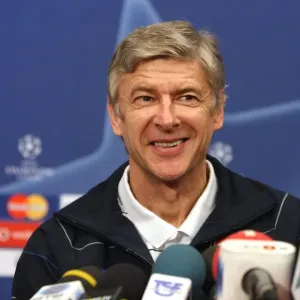 Arsene Wenger at Arsenal Press Conference Ahead of FC Porto Showdown, UEFA Champions League, 2008 Arsene Wenger at Arsenal Press Conference Ahead of FC Porto Showdown, UEFA Champions League, 2008