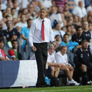 Arsene Wenger and Arsenal Suffer 2:1 Defeat at White Hart Lane against Tottenham Hotspur, Premier League 2011-12 Arsene Wenger and Arsenal Suffer 2:1 Defeat at White Hart Lane against Tottenham Hotspur, Premier League 2011-12
