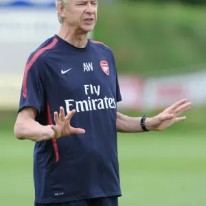Arsene Wenger at Arsenal Training Camp, Austria, 2010