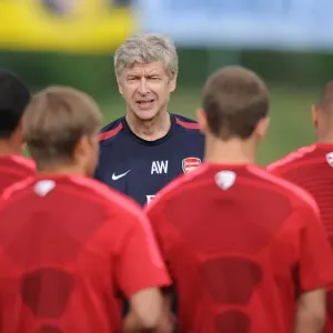 Arsene Wenger at Arsenal Training Camp, Austria, 2010