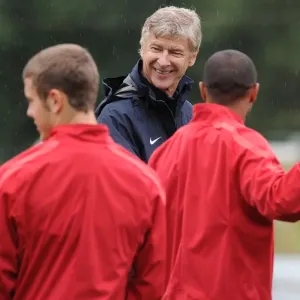 Arsene Wenger at Arsenal Training Camp, Austria, 2010