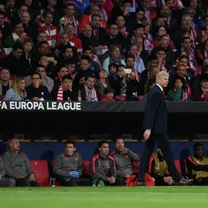 Arsene Wenger and Arsenal in UEFA Europa League Semi-Finals Showdown against Atletico Madrid Arsene Wenger and Arsenal in UEFA Europa League Semi-Finals Showdown against Atletico Madrid