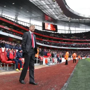Arsene Wenger: Arsenal vs Everton, 2-2 Draw in the Barclays Premier League, Emirates Stadium, 2010