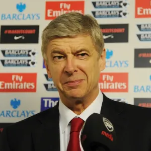 Arsene Wenger before Arsenal vs Manchester United, Premier League 2011-12 Arsene Wenger before Arsenal vs Manchester United, Premier League 2011-12