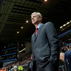 Arsene Wenger at Aston Villa vs Arsenal, Premier League 2013-14 Arsene Wenger at Aston Villa vs Arsenal, Premier League 2013-14