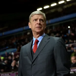 Arsene Wenger at Aston Villa vs Arsenal, Premier League 2013-14 Arsene Wenger at Aston Villa vs Arsenal, Premier League 2013-14