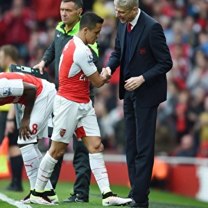 Arsene Wenger Bids Farewell: Alexis Sanchez's Last Game for Arsenal (vs. Watford, 2015-16)