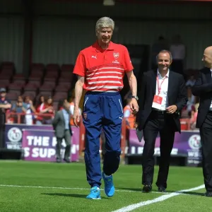 Arsene Wenger at Boreham Wood: Arsenal's Pre-Season Friendly