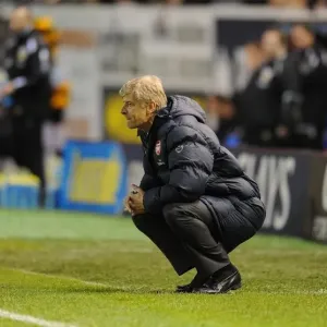 Arsene Wenger at Burnley: 1-1 Arsenal, Barclays Premier League, December 2009 Arsene Wenger at Burnley: 1-1 Arsenal, Barclays Premier League, December 2009