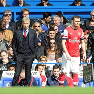 Arsene Wenger Calls on Thomas Vermaelen: Chelsea vs Arsenal, Premier League 2013-14