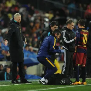 Arsene Wenger at Camp Nou: Arsenal FC vs. FC Barcelona, UEFA Champions League 2015-16 (Second Leg)