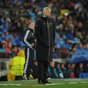 Arsene Wenger at Camp Nou: Arsenal FC vs. FC Barcelona, UEFA Champions League 2015-16