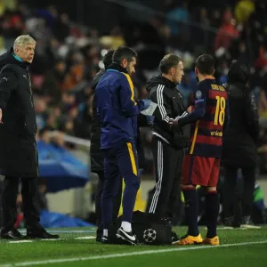 Arsene Wenger at Camp Nou: Arsenal vs. Barcelona, UEFA Champions League 2015-16