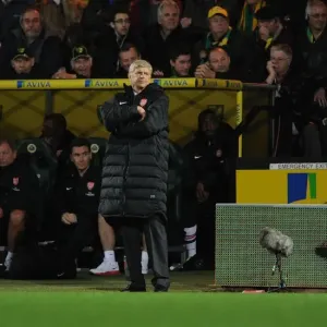 Arsene Wenger at Carrow Road: Arsenal vs. Norwich City, 2012-13 - Premier League Clash Arsene Wenger at Carrow Road: Arsenal vs. Norwich City, 2012-13 - Premier League Clash