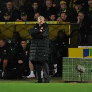 Arsene Wenger at Carrow Road: Norwich City vs Arsenal, Premier League 2012-13 Arsene Wenger at Carrow Road: Norwich City vs Arsenal, Premier League 2012-13