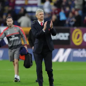 Arsene Wenger Celebrates with Arsenal Fans: Burnley Victory (2016-17) Arsene Wenger Celebrates with Arsenal Fans: Burnley Victory (2016-17)
