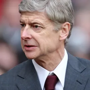 Arsene Wenger Celebrates 1-0 Victory Print Arsene Wenger Celebrates 1-0 Victory Print