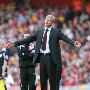Arsene Wenger Celebrates Arsenal's 2-0 Victory Over Manchester City, 2009 Arsene Wenger Celebrates Arsenal's 2-0 Victory Over Manchester City, 2009