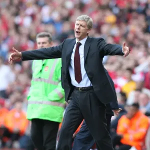 Arsene Wenger Celebrates Arsenal's 2-0 Victory over Manchester City, 2009 Arsene Wenger Celebrates Arsenal's 2-0 Victory over Manchester City, 2009