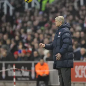 Arsene Wenger Celebrates Arsenal's 3-1 Victory Over Stoke City, Barclays Premier League, 2010