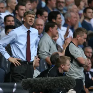 Arsene Wenger Celebrates Arsenal's 3-1 Victory Over Tottenham Hotspur, FA Premier League 2007-08 Arsene Wenger Celebrates Arsenal's 3-1 Victory Over Tottenham Hotspur, FA Premier League 2007-08