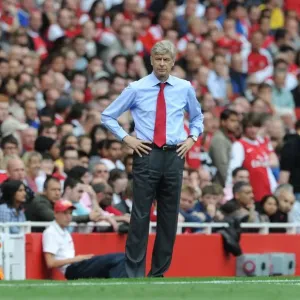 Arsene Wenger Celebrates Arsenal's 4-1 Victory Over Blackburn Rovers, Barclays Premier League, Emirates Stadium, 2010
