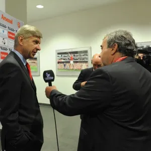 Arsene Wenger Celebrates Arsenal's 4-1 Victory Over Norwich City in the Barclays Premier League Arsene Wenger Celebrates Arsenal's 4-1 Victory Over Norwich City in the Barclays Premier League