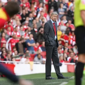 Arsene Wenger Celebrates Arsenal's 6-2 Victory Over Blackburn Rovers in the Barclays Premier League, Emirates Stadium (2009) Arsene Wenger Celebrates Arsenal's 6-2 Victory Over Blackburn Rovers in the Barclays Premier League, Emirates Stadium (2009)