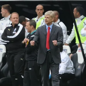 Arsene Wenger Celebrates Arsenal's Victory Over Newcastle United (2012-13) Arsene Wenger Celebrates Arsenal's Victory Over Newcastle United (2012-13)