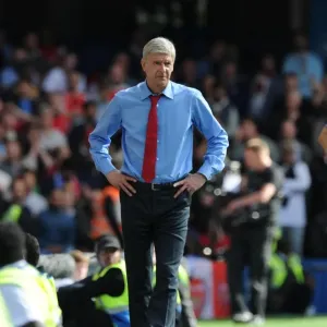 Arsene Wenger: Chelsea vs Arsenal, Premier League 2015-16 Arsene Wenger: Chelsea vs Arsenal, Premier League 2015-16