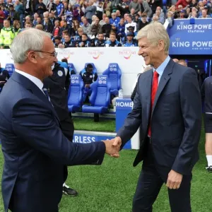 Arsene Wenger and Claudio Ranieri: A Pre-Match Encounter at the King Power Stadium (2016-17) Arsene Wenger and Claudio Ranieri: A Pre-Match Encounter at the King Power Stadium (2016-17)