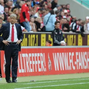 Arsene Wenger at Cologne's RheinEnergieStadion: Arsenal's Pre-Season Friendly Match