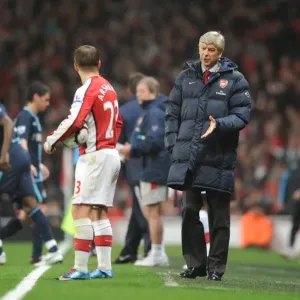 Arsene Wenger Consults Andrey Arshavin: Arsenal's 2-0 Victory Over West Ham United, Premier League, 2010