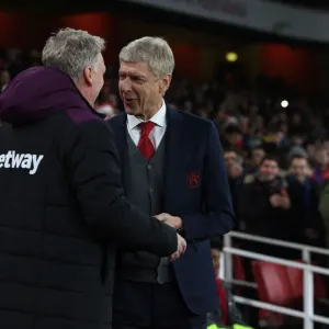 Arsene Wenger and David Moyes Pre-Match: Arsenal vs. West Ham United - Carabao Cup Quarterfinals Arsene Wenger and David Moyes Pre-Match: Arsenal vs. West Ham United - Carabao Cup Quarterfinals