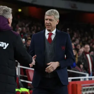 Arsene Wenger and David Moyes Pre-Match: Arsenal vs. West Ham United - Carabao Cup Quarterfinals Arsene Wenger and David Moyes Pre-Match: Arsenal vs. West Ham United - Carabao Cup Quarterfinals