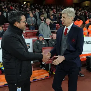 Arsene Wenger and David Wagner: A Pre-Match Encounter at Arsenal's Emirates Stadium (2017-18) Arsene Wenger and David Wagner: A Pre-Match Encounter at Arsenal's Emirates Stadium (2017-18)