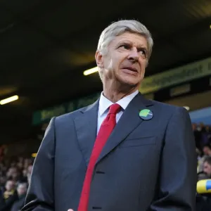 Arsene Wenger: Deep in Thought Before Norwich City Clash (2012-13) Arsene Wenger: Deep in Thought Before Norwich City Clash (2012-13)