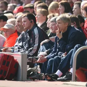 Arsene Wenger: Defiant at Anfield Amidst Liverpool's 4-1 Victory, The Barclays Premiership, 2007
