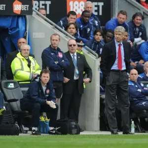 Arsene Wenger: Defiant in Defeat at Wigan Athletic, FA Barclays Premier League, 18/4/2010