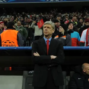 Arsene Wenger Faces Bayern Munich in the 2012-13 UEFA Champions League