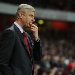 Arsene Wenger: Focused at the Emirates - Arsenal v Fulham, Premier League 2011 Arsene Wenger: Focused at the Emirates - Arsenal v Fulham, Premier League 2011