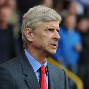 Arsene Wenger: Focused at the Turf Moor Sidelines (Burnley vs Arsenal, Premier League 2015) Arsene Wenger: Focused at the Turf Moor Sidelines (Burnley vs Arsenal, Premier League 2015)