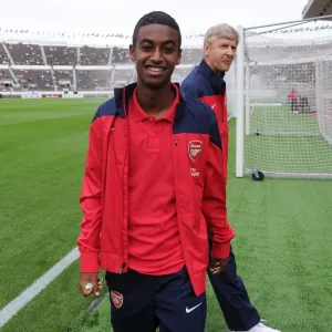 Arsene Wenger and Gedion Zelalem: Arsenal Pre-Season Training, Arsenal v Manchester City, 2013 Arsene Wenger and Gedion Zelalem: Arsenal Pre-Season Training, Arsenal v Manchester City, 2013