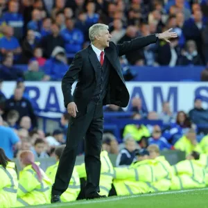 Arsene Wenger at Goodison Park: Everton vs. Arsenal, Premier League 2014/15