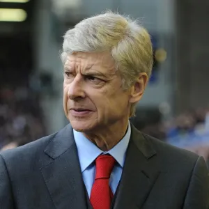 Arsene Wenger at Goodison Park: Everton vs. Arsenal, Premier League 2013/14