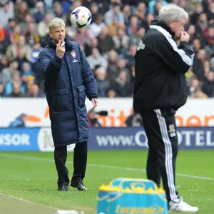 Arsene Wenger at Hull City: Premier League Clash, April 2014