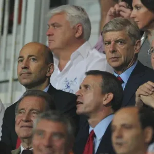 Arsene Wenger and Ivan Gazidis: Montpellier Showdown, 2012-13 UEFA Champions League Arsene Wenger and Ivan Gazidis: Montpellier Showdown, 2012-13 UEFA Champions League